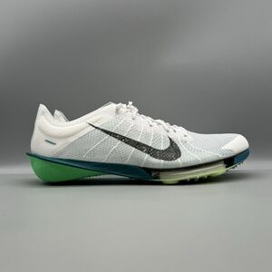 Nike Victory 2 Mens Track and Field Sz 7.5 White Bright Spruce Black FD8411-100